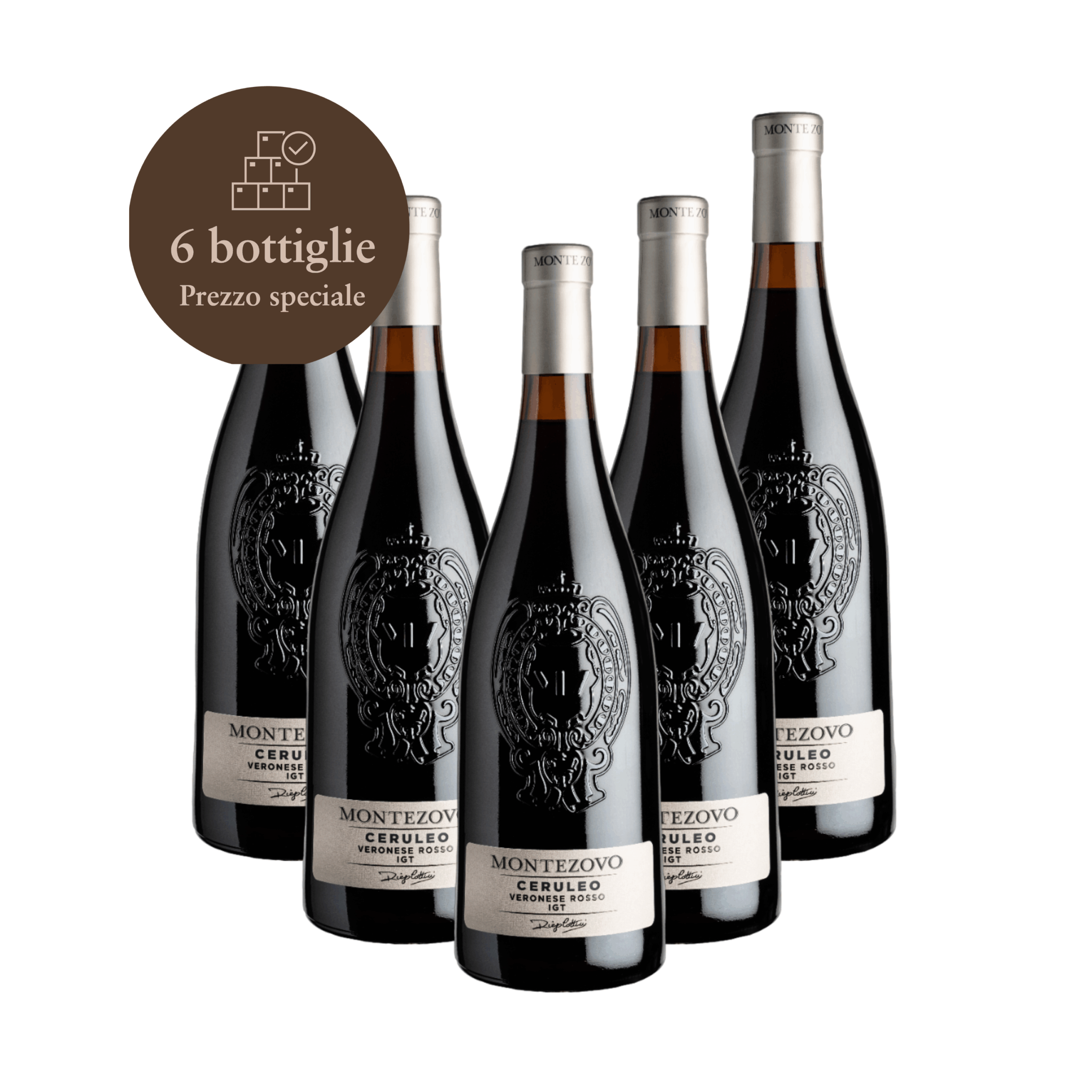 6 bott. Ceruleo Rosso Veronese